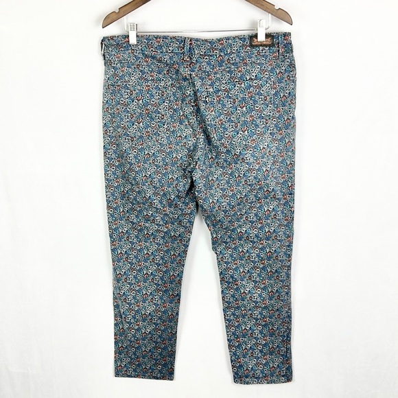 LEVI’S |💐 Floral Print Mid-Rise Cropped Skinny Jeans - Picture 2 of 8